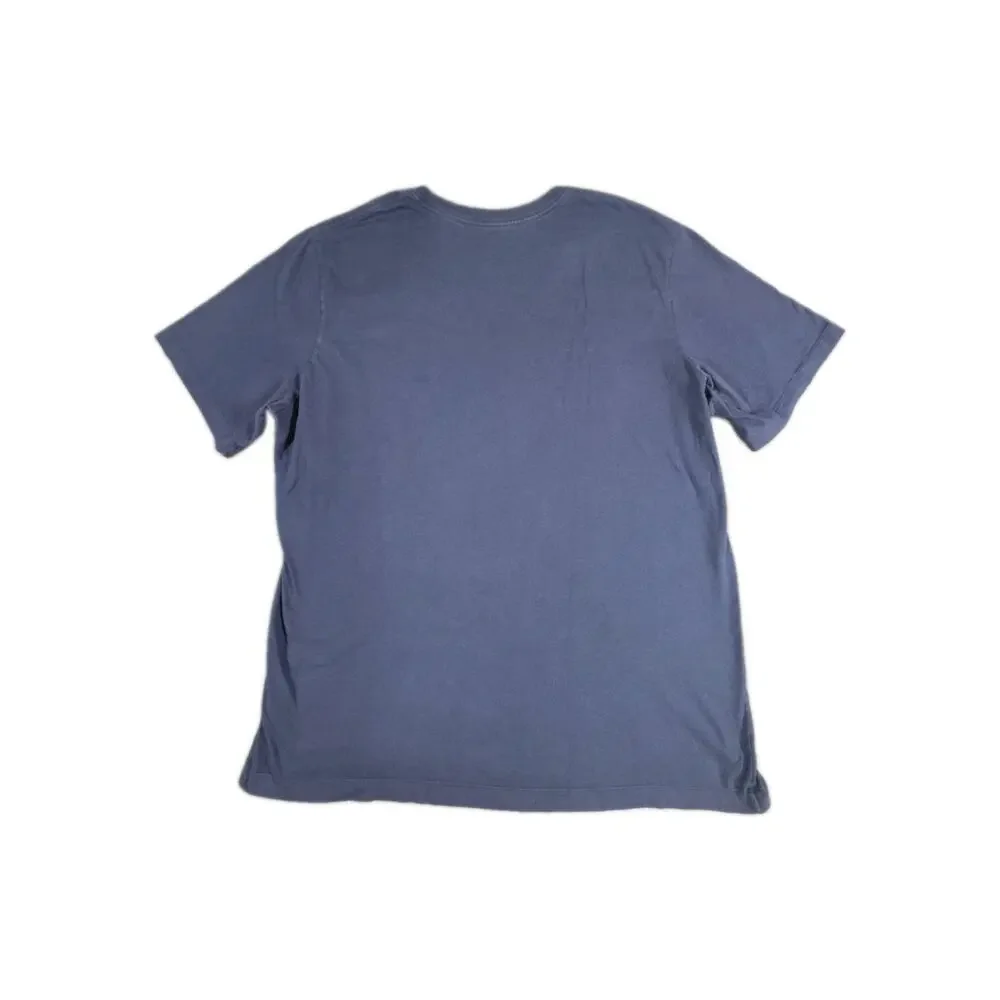 Jordan Size XXL Graphic Men's T-Shirt Blue Air Jordan Logo 100% Cotton C9